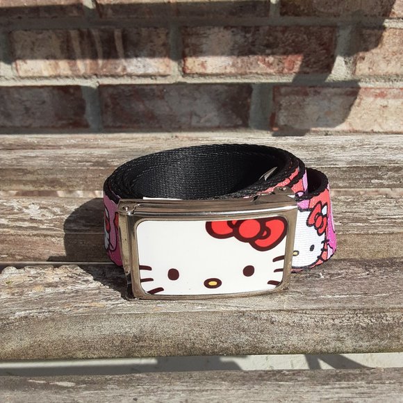 Hello Kitty Accessories - Hello Kitty webbed adjustable belt